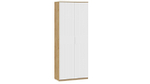 Прихожая с вешалкой комплект мебели Дуб Крафт золотой/Белый матовый 145х43х226 см