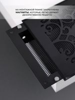 Решетка вентиляционная для камина 150х300 Черный