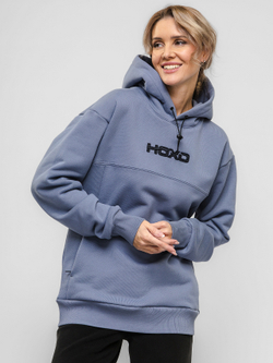 Худи "НОХО" унисекс, цвет "Полярный василёк"