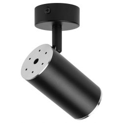 Светильник настенно-потолочный спот ЭРА OL35 BK MR16 GU10 IP20 черный, хром