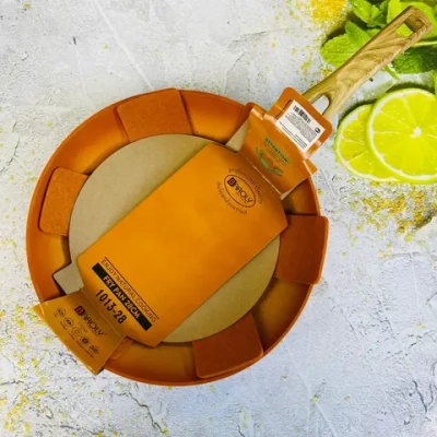 Сковорода «BAROLY» Terracotta 28см индукционная с антипригарным покрытием, бакелитовая ручка