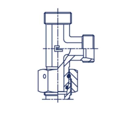 Соединение PNL DL06 12х1.5 DS06 14х1.5 (корпус)