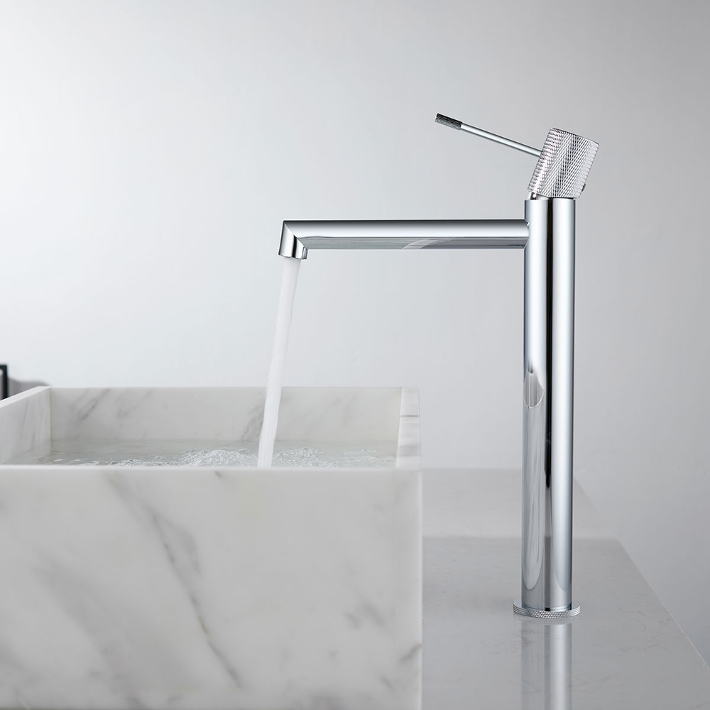 Смеситель для накладной раковины Vincea Desire VBF-1D2CH однорычажный, хром