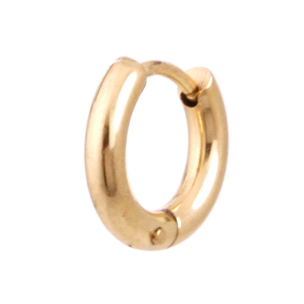 Серьга кольцо золото 2,5*8 мм (004)