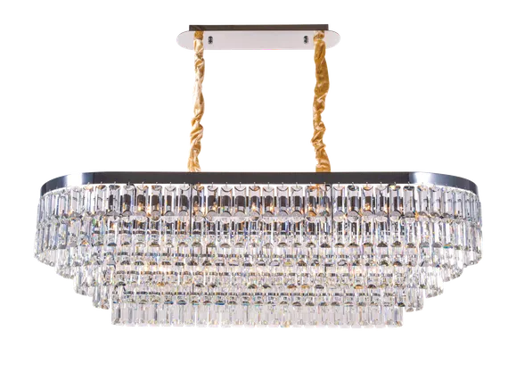 2752R/19A CHROME+CLEAR (1) Люстра (в 2-х коробках) NW