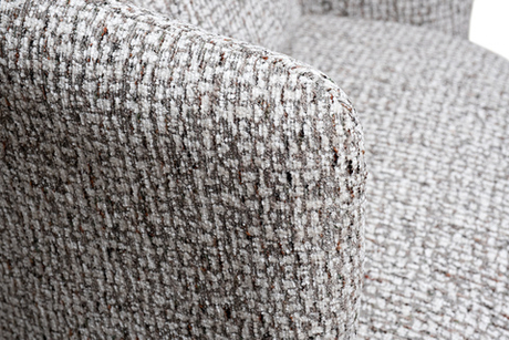 Кресло вращающееся шенилл 70х77х80см Garda Decor Verona серое