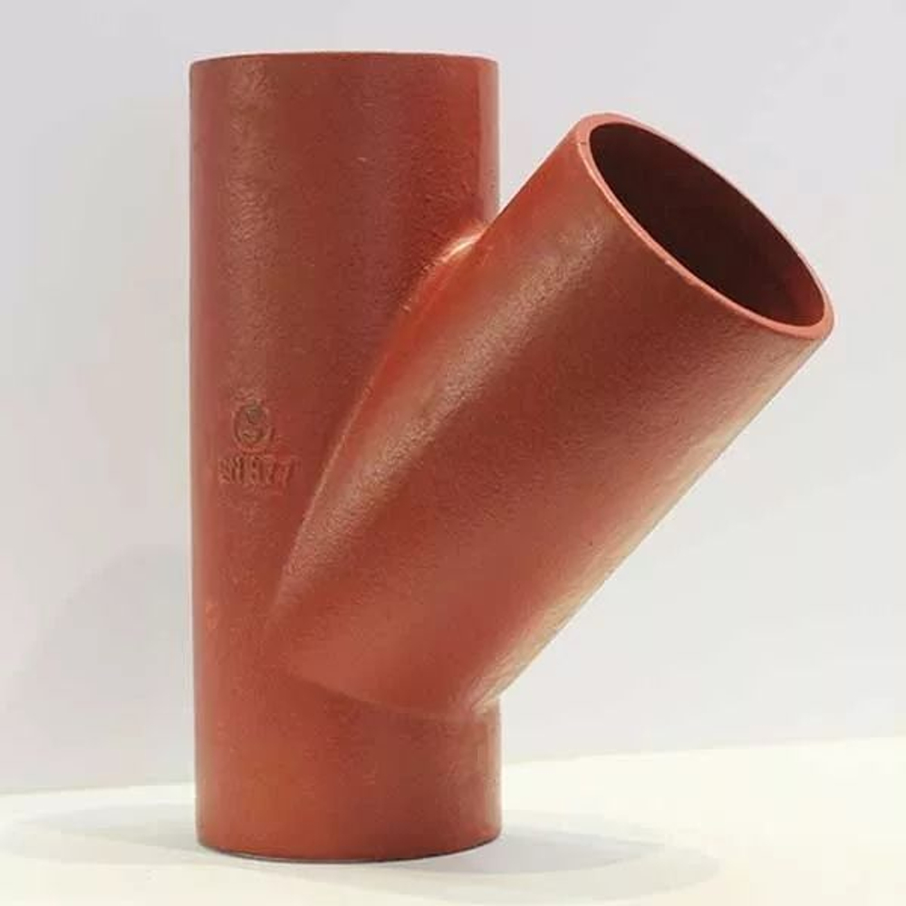 Тройник чугун SML Ду50/50мм 45гр б/растр RSP 505045