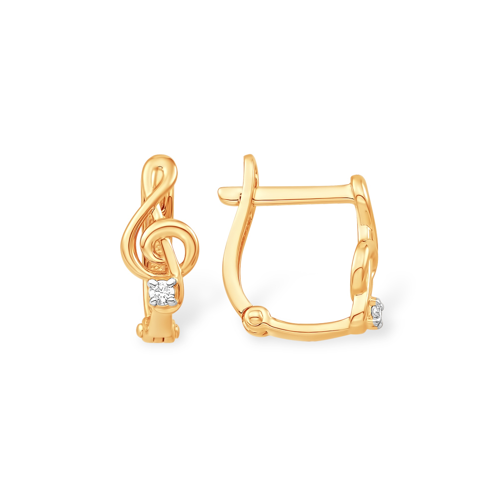 Серьги из золота 585 пробы
