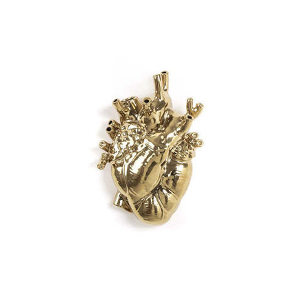 Ваза Seletti Love in Bloom Gold (25 см)
