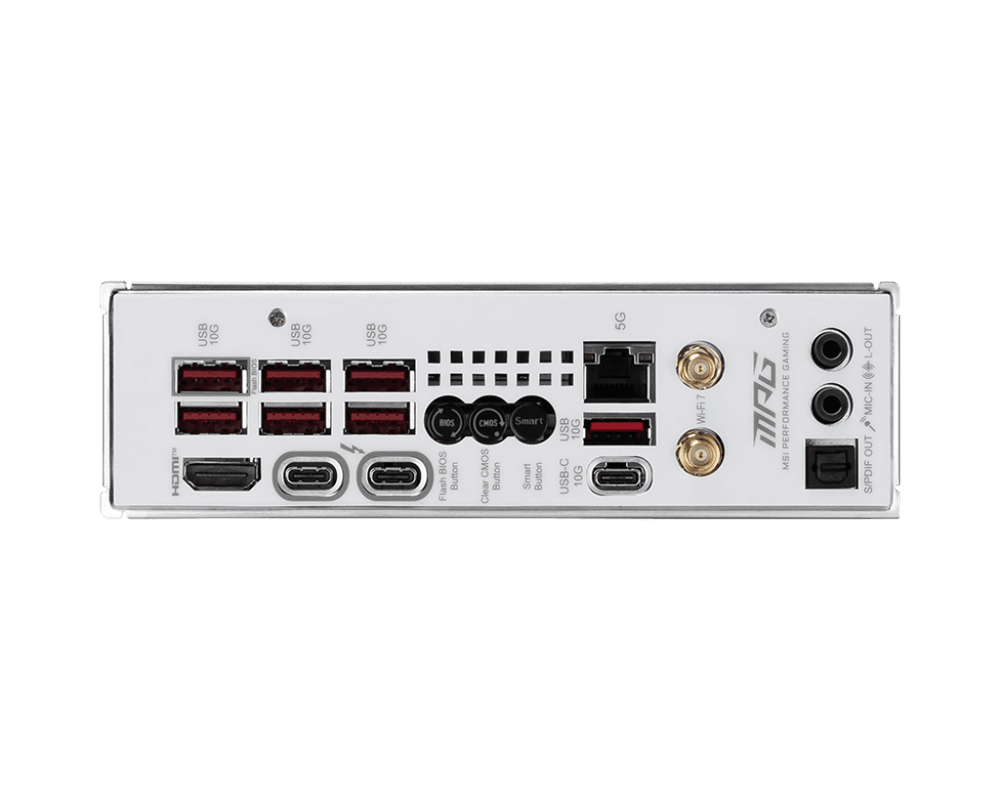 Материнская плата MSI MPG Z890I EDGE TI WIFI LGA1851 2xDDR5 2xSATA3 4xM.2 1xHDMI 2xThund Mini ITX
