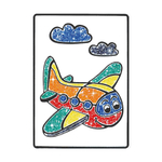 Набор для детского творчества, картина кристаллами "Самолётик" 12х18см (Maxiart)