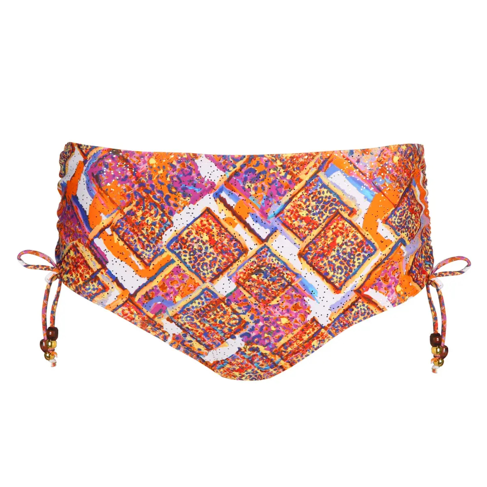 PRIMADONNA Плавки бикини с высокой талией на завязках, с принтом