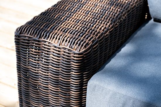 "Капри" трансформирующаяся лаунж-зона из искусственного ротанга, цвет коричневый