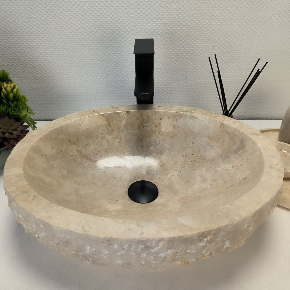 Раковина из мрамора Erozy Cream EM-62843 51*39*15 108