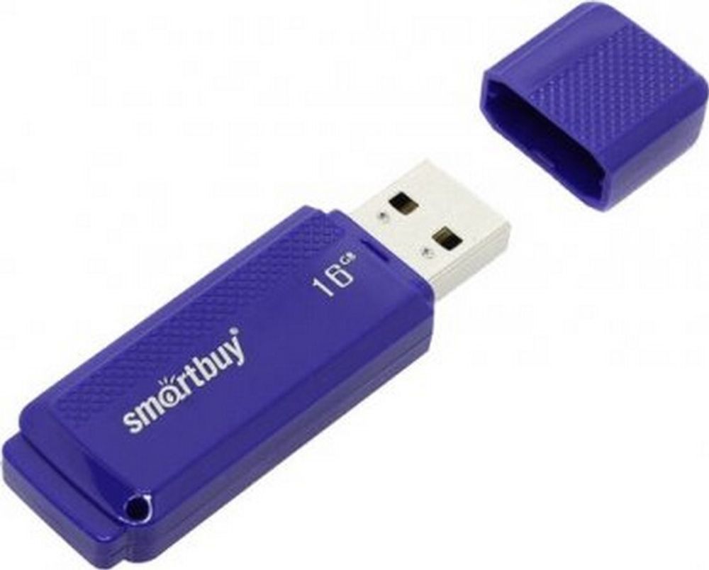 USB карта памяти 16ГБ Smart Buy Dock (синий)
