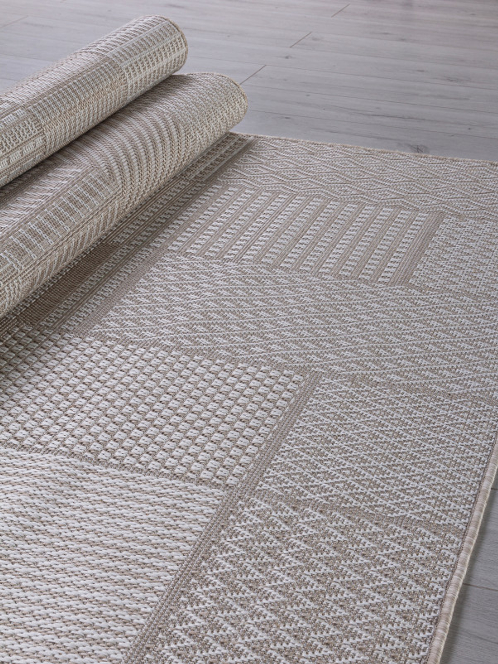Ковер S160 - BEIGE - Прямоугольник - коллекция KAIR размер 160*230 см