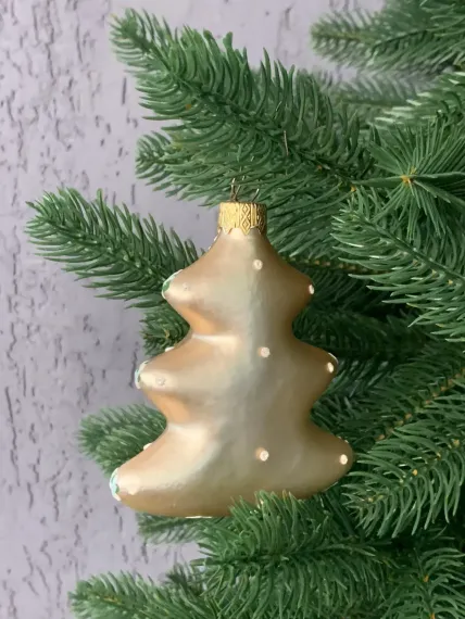 Елочное украшение Елочка пейзаж, стекло, Витус (А268)