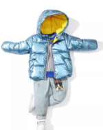 Детская куртка Moncler Blue