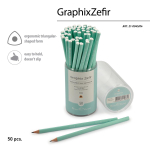 Карандаш ч/г НВ "Graphix Zefir. Мятный" (Bruno Visconti)
