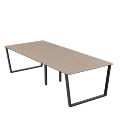 Стол для переговоров на V-каркасе PREGO OFFICE 2800*1235*750 ПОСП-28.12В