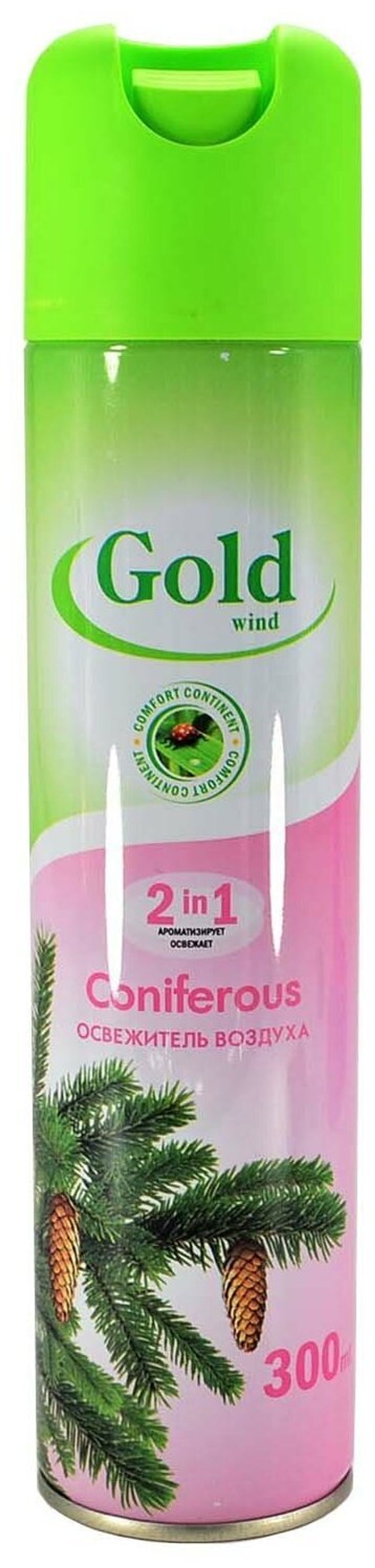 ОСВЕЖИТЕЛЬ ВОЗДУХА GOLD WIND CONIFEROUS 300МЛ