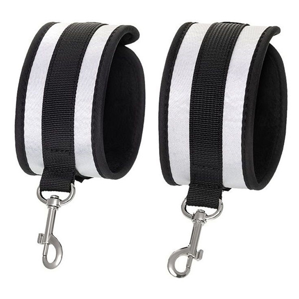 Серебристо-черные оковы ToyFa Anonymo 310157