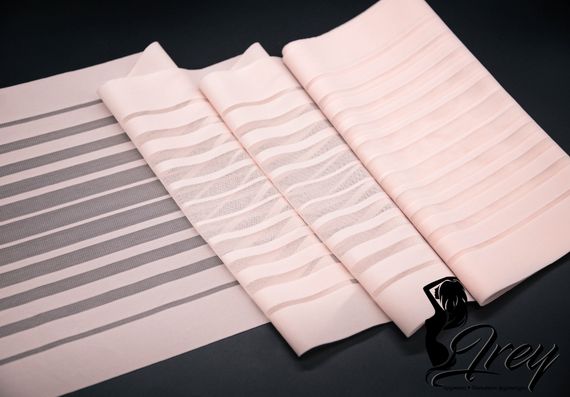 03-49 Кружево-сетка 22,5 см, серебристый пион 168