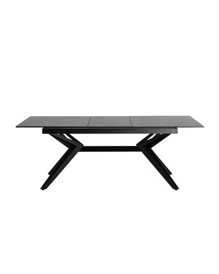 Стол обеденный Олимпия раскладной 160-210*90 керамика темная