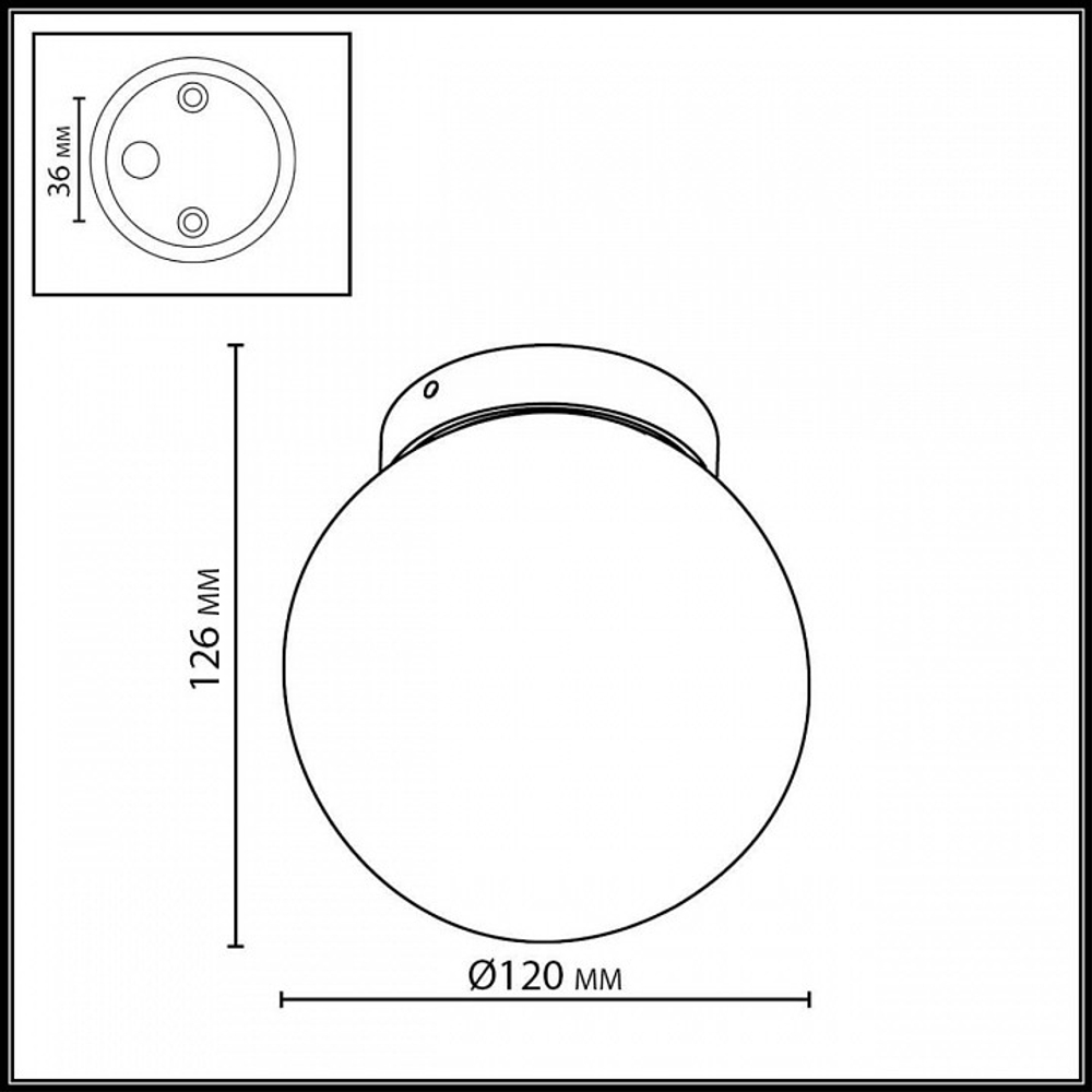 Накладной светильник Odeon Light NATURE 7124/1C
