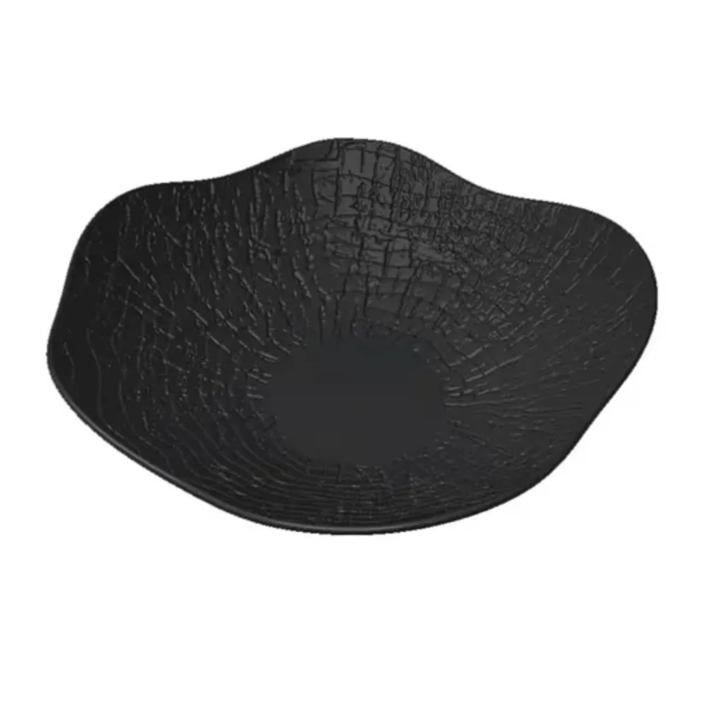 Тарелка d 30 см h5 см Wave Up Black Raw Wood P.L. Proff Cuisine [2]