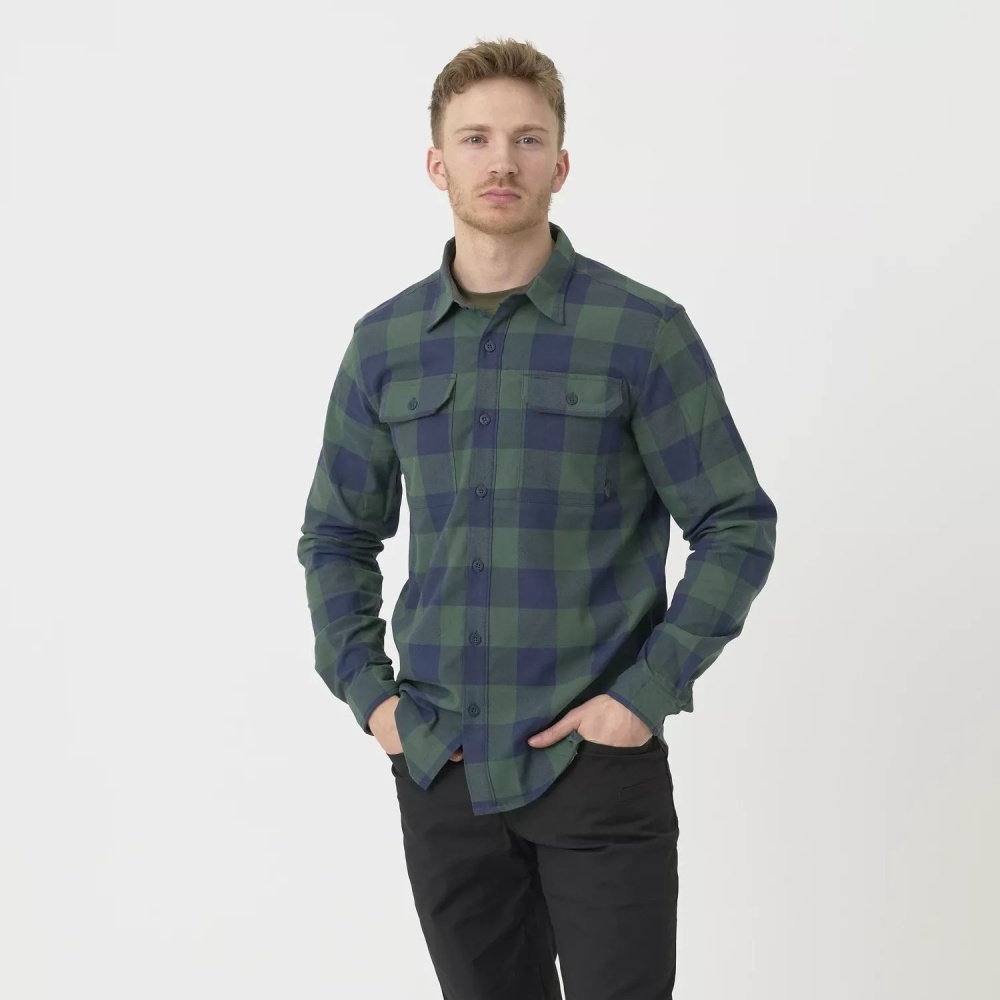 Рубашка Greyman NS Helikon (Moss Green Checkered)