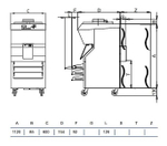 Батч-фризер для мороженого STAF59 BFX600 W