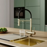 Смеситель для кухни Iddis Ace ACEMGFFi05 золото матовое