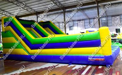Надувная полоса препятствий "Веселые старты 2" 9*5,5*3,5