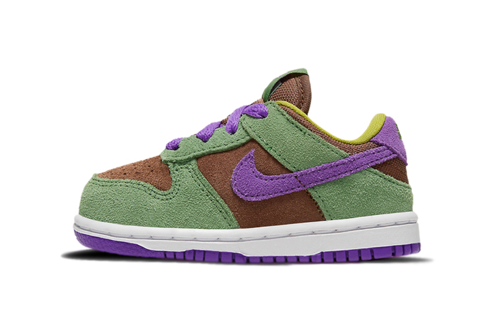 Baby Nike Dunk Low SP "Veneer" Ugly Duckling low-top sneakers brown green