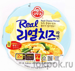 Лапша со вкусом сыра Ottogi Real Cheese Ramen, 120 гр