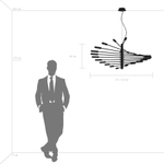 733247 Люстра RAGNO 24х40W G9 ЧЕРНЫЙ МАТОВЫЙ