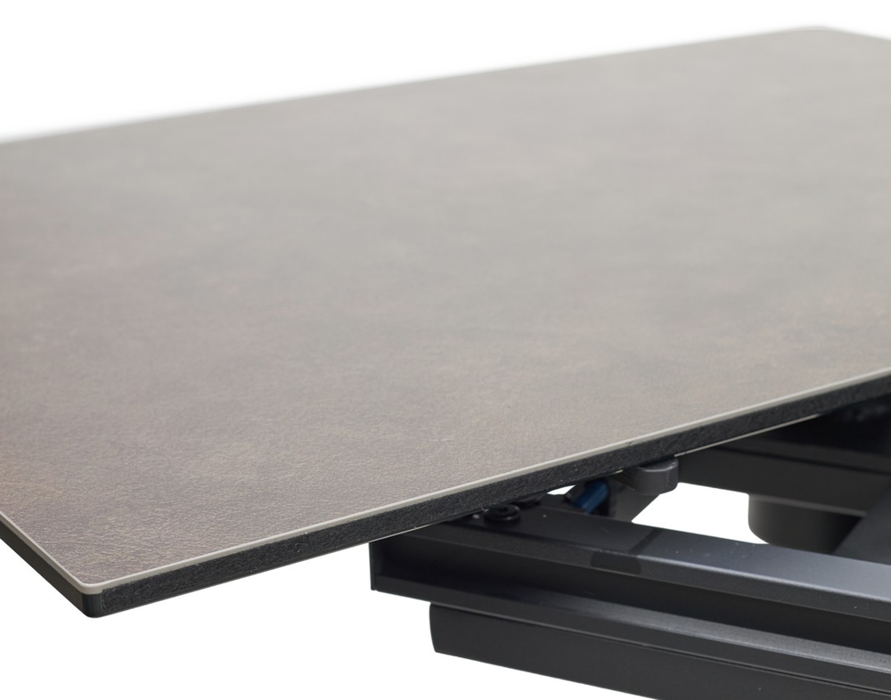 Стол М-City DISAUR Рагнар (Ragnar) 180 1697 Коричневая Кожа, темно-серый