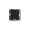 Выключатель 2-кл. СП Glossa 10А IP20 (сх. 5а) 10AX с подсветкой механизм антрацит SE GSL000753