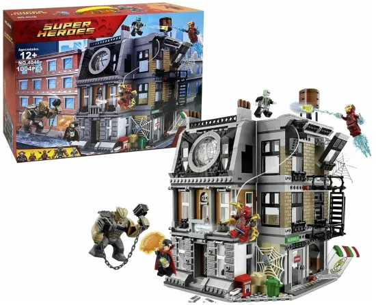 Конструктор Super Heroes "Решающий бой в Санктум", 1004 дет.