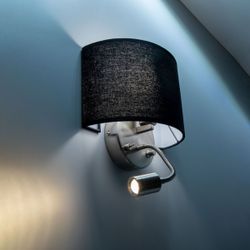 Citiluх Декарт CL704305 Бра с чёрным абажуром и диммером