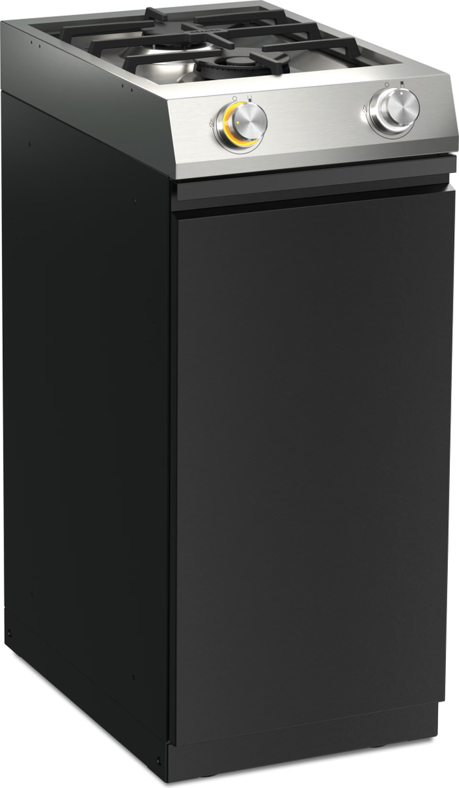 Модульная газовая варочная панель Miele Dreams – Cook S 2P с полками сталь