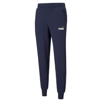 Мужские теннисные штаны Puma ESS+ 2 Col Logo Pants TR - небесный
