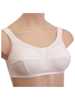 Бюстгальтер для фиксации экзопротеза молочной железы Valeria 105B, белый