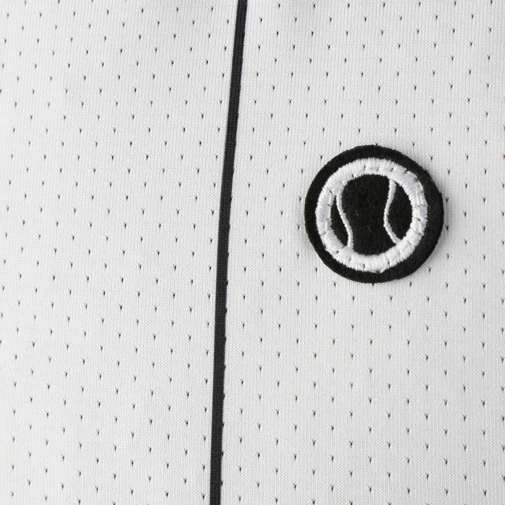 Мужское теннисное поло Tennis-Point Stripes T-Shirt Special Edition Men - White, Black