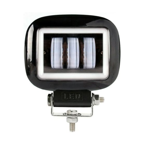 Светодиоды рабочего света WL 10X3 CREE 30W S, со светодиодной подсветкой на габарит Ангельский глаз