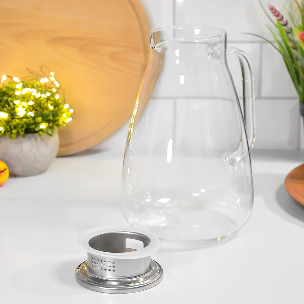 Кувшин 2,2л с крышкой, h22см, d8см, GPH-014