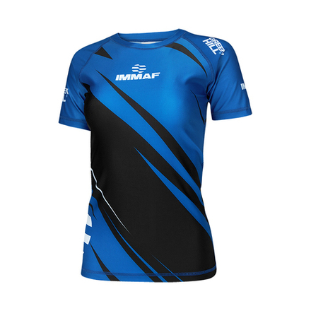 RGI-4021w Рашгард RASH GUARD IMMAF approved женский черно-синий