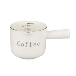 Мерный шот для кофе 15/30/45/60/75/90 мл d 6,2 см h5,5 см керамика с ручкой P.L.- Barbossa