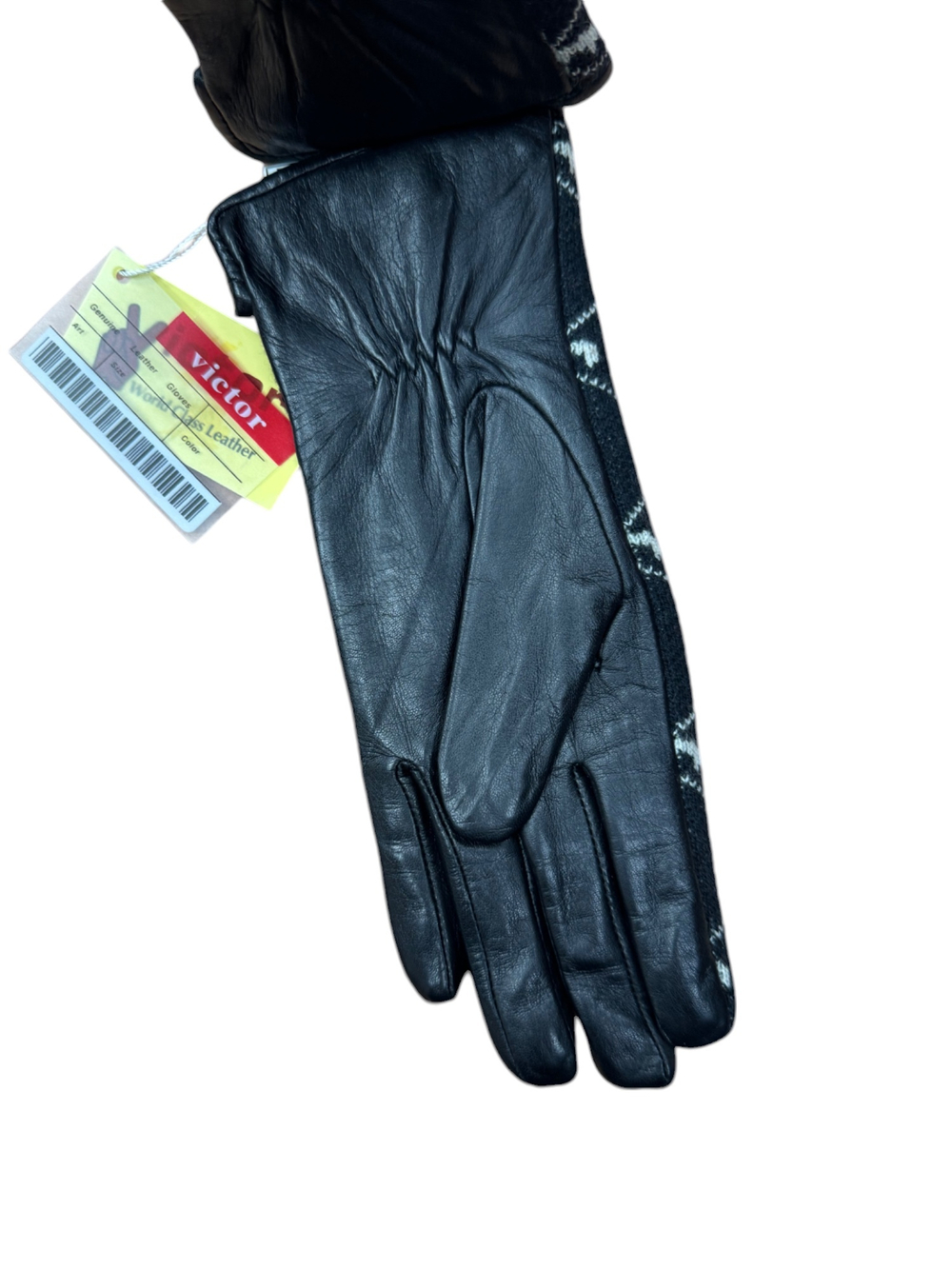 Перчатки. Женские. Материал верха: Кожаные. Подклад: плюш-флис. 5 шт в упаковке.